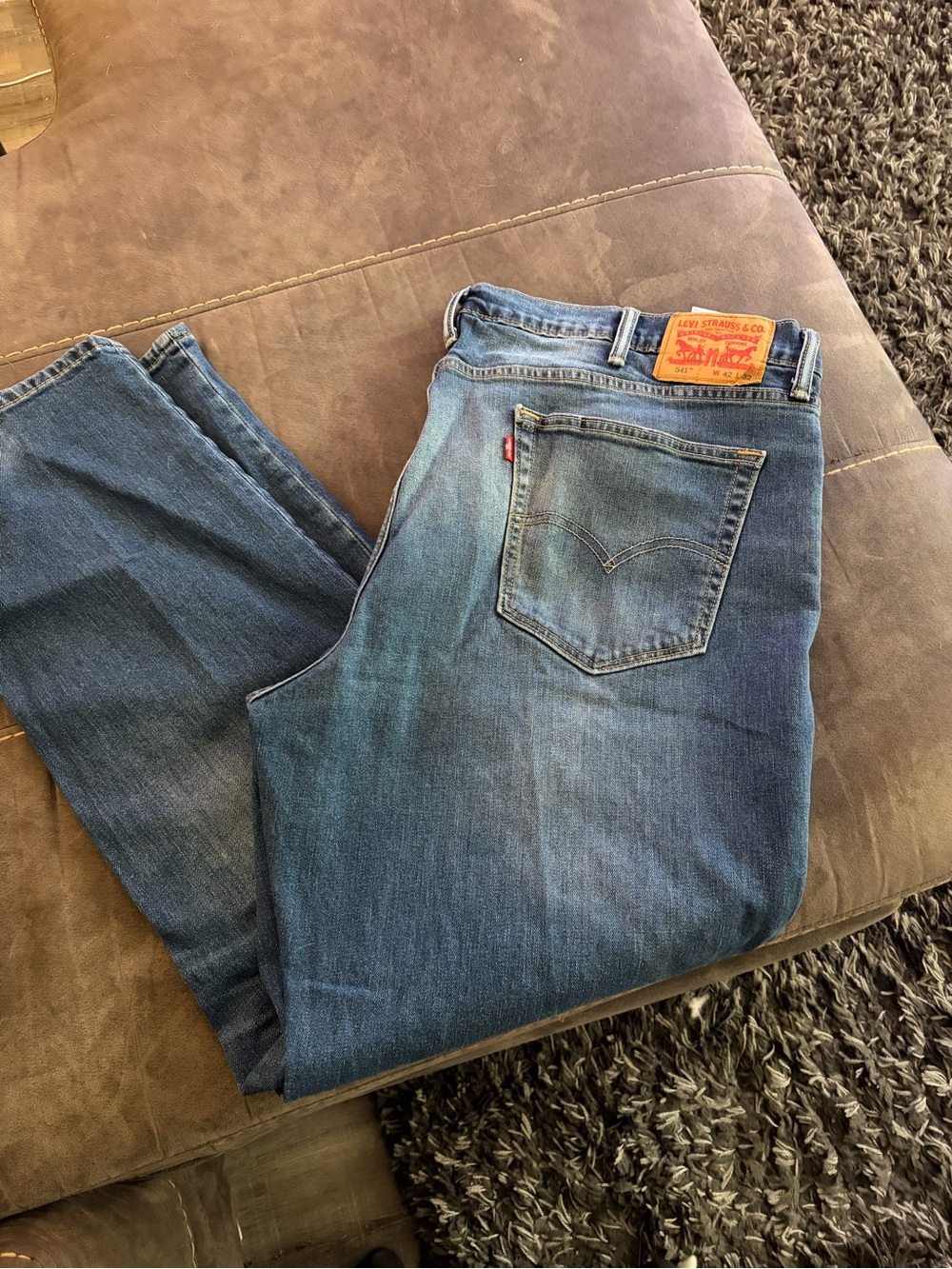 Levi's Men's Medium Blue Straight-Leg Jeans